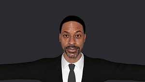 3D Sterling K Brown  Hyper Realistic Full Body Fully Rigged 3D Character