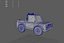 carro jipe modelo 3D Low-poly