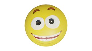 3D emoji emoticon model