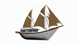 Phinisi Boat 3D