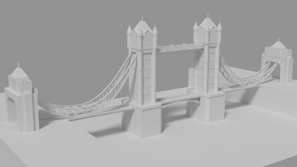 Tower cheap bridge 3d