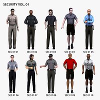 3D People Security Vol 01