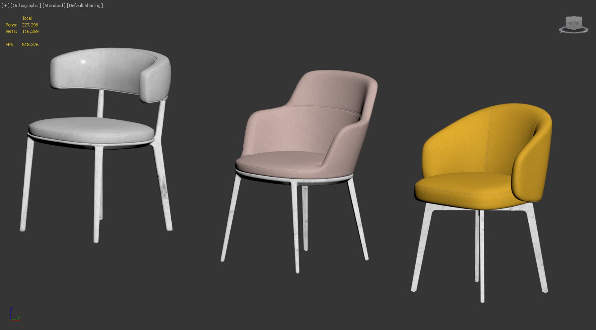 3D chairs lema caratos - TurboSquid 1568133
