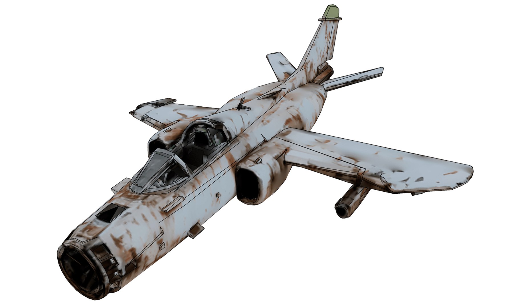 Rusty old fighter in wreckage 3D https://p.turbosquid.com/ts-thumb/uU/3YizfN/bF/1/jpg/1756891263/1920x1080/fit_q87/d83c41423daf666d182fc61882256faf720e6abe/1.jpg