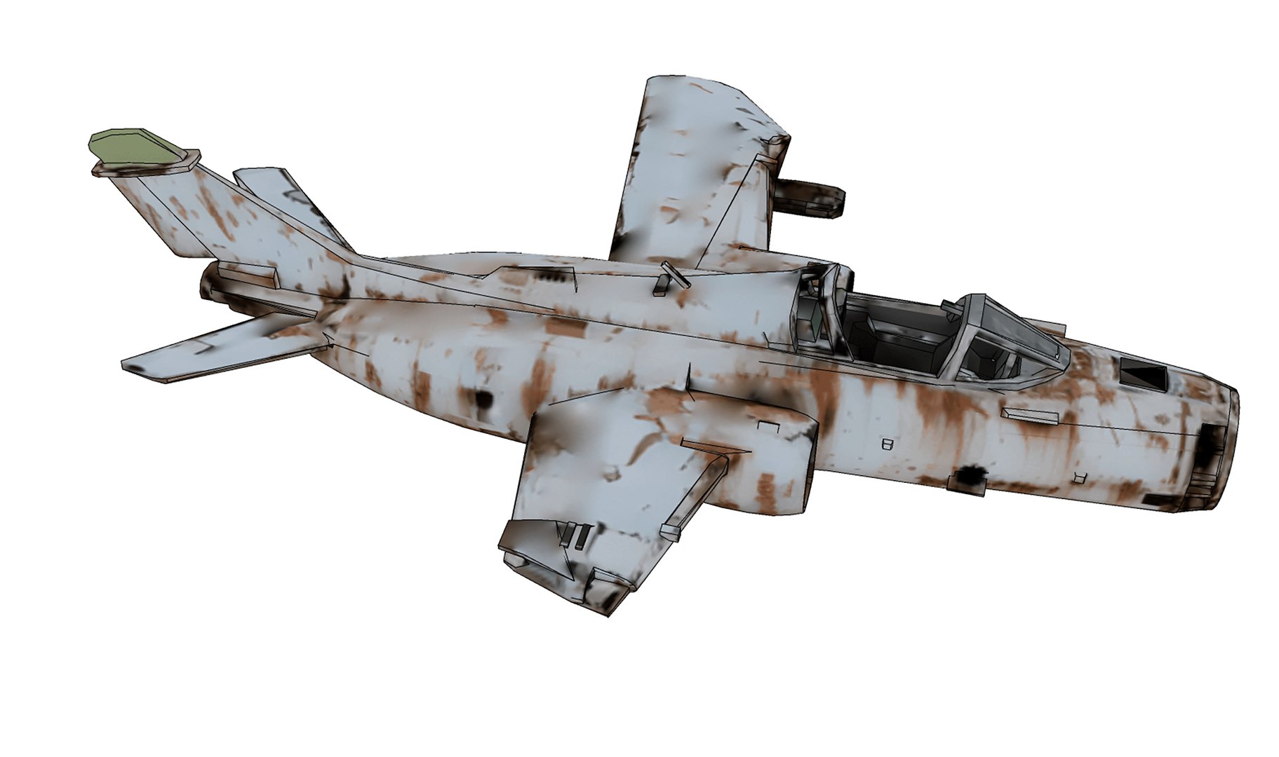 Rusty old fighter in wreckage 3D https://p.turbosquid.com/ts-thumb/uU/3YizfN/ti/4/jpg/1756891265/1920x1080/fit_q87/515a4f889e18ced473ce707d60e5f5c134e840ac/4.jpg