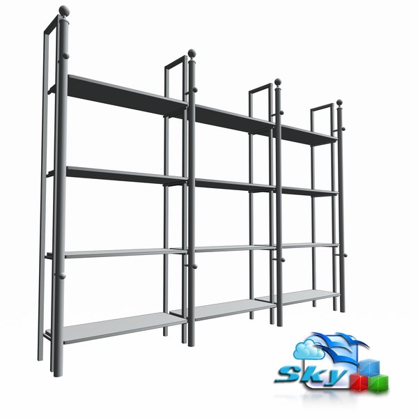 3d model of product racks pipe