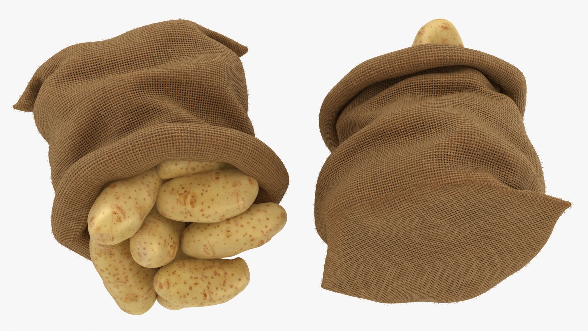 3D model Sack of Potatoes https://p.turbosquid.com/ts-thumb/uU/6IwBse/bW/potatoessack_a0001/jpg/1651475648/1920x1080/fit_q87/6efaa5c5c2a1f0af1812f3d03438a01c2c9b7854/potatoessack_a0001.jpg