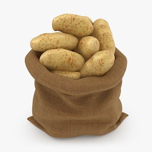 3D model Sack of Potatoes