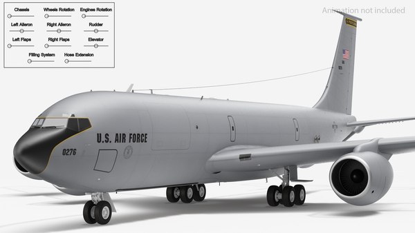 Boeing kc 135 stratotanker 3D model TurboSquid 1699793