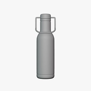 3D Basic Thermos Holder - Geometry Only No Textures No Materials