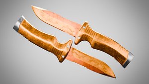 Knife 7 Orange Peel FT model