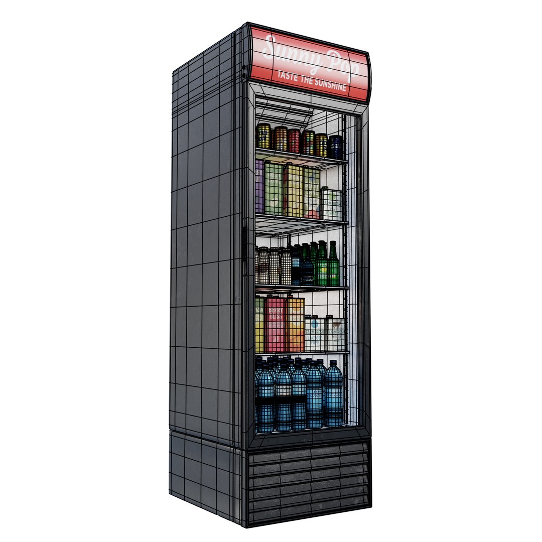 3D Commercial Refrigerator Display Low Poly PBR Game-Ready 4K Textures https://p.turbosquid.com/ts-thumb/uU/K2fiN0/Hn/wireframe01/png/1762287475/1920x1080/fit_q87/c3db89e93fa6be05b003a88808197ae3e61af658/wireframe01.jpg
