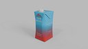 Beverage Carton 500 ml- Customizable Prism Drink Box