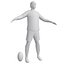 rugby player 3d max