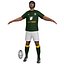 rugby player 3d max