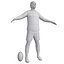 rugby player 3d max