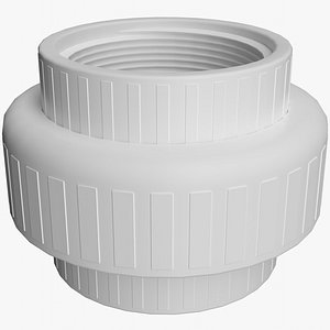 3D PVC Union Female model