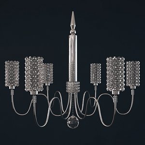 chandelier geometrix el2220 elements 3d model