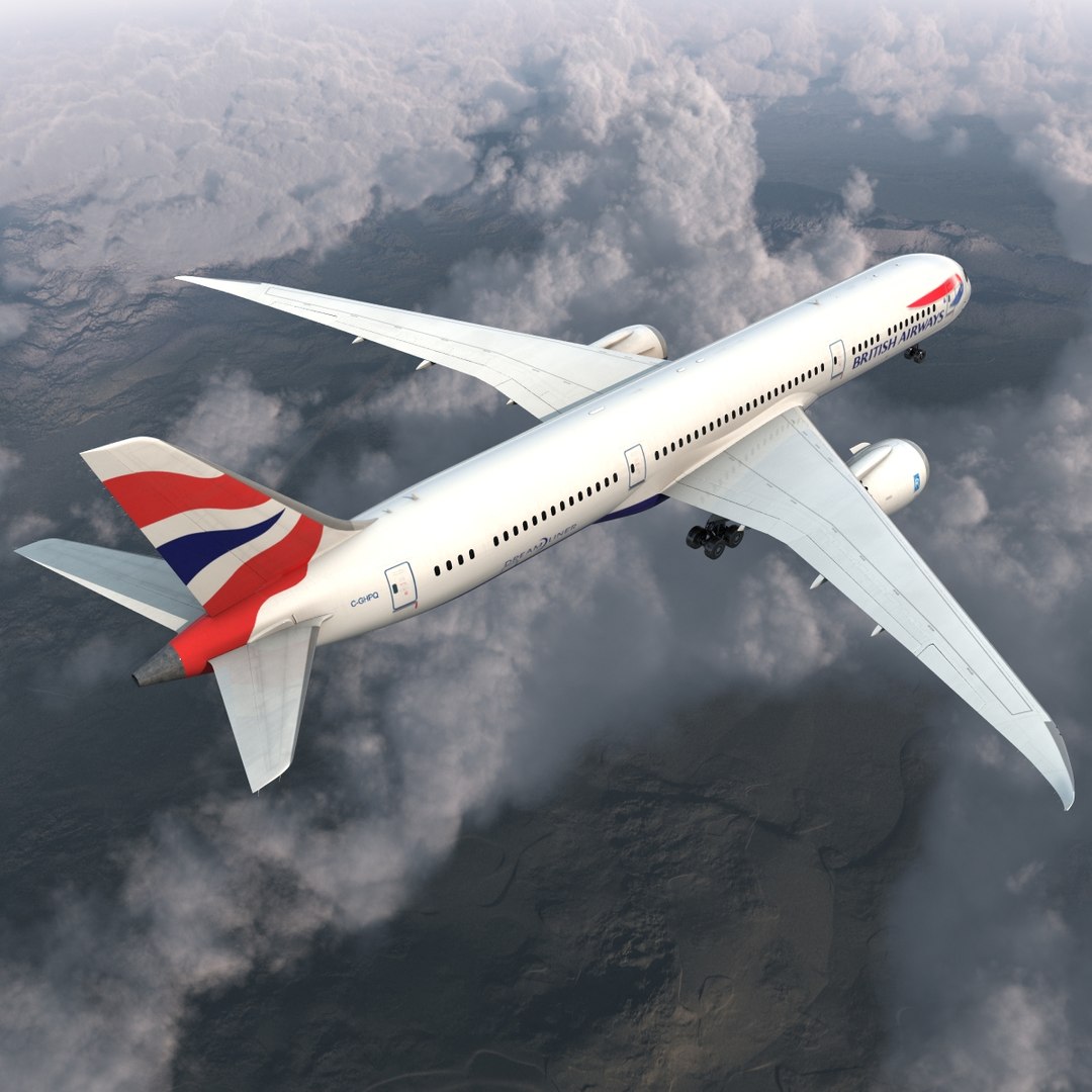 boeing 787 9 dreamliner 3d model