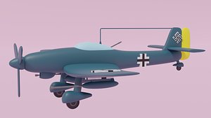 Junkers Ju 87 Stuka German Dive Bomber 3D model