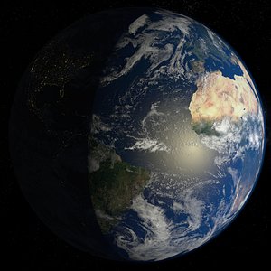 32k Planet Earth - Day & Night