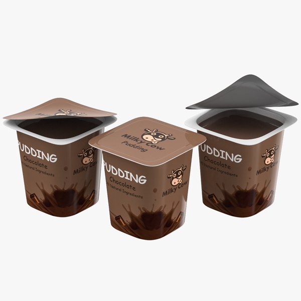 pudding cup 3D model