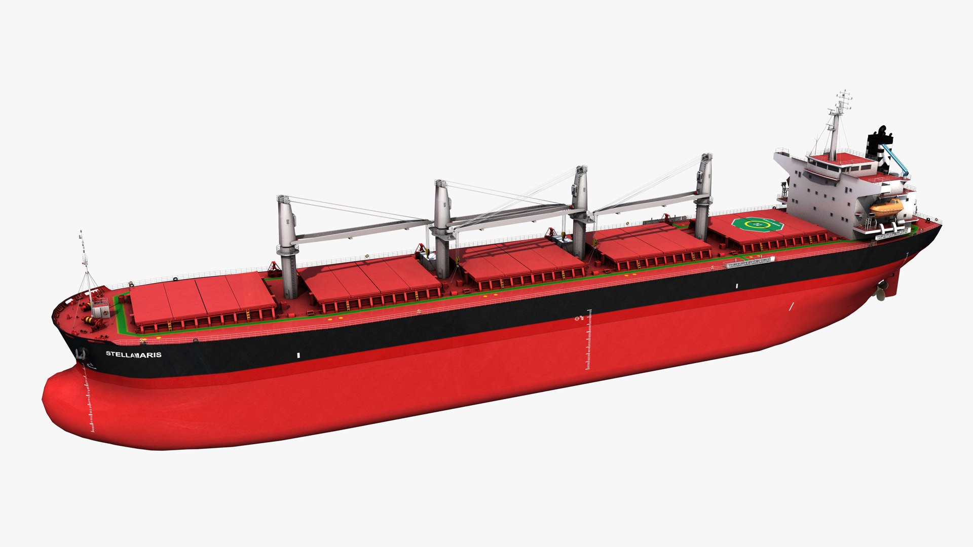 Bulk Freighter Ship Stella Maris Model - TurboSquid 1788514