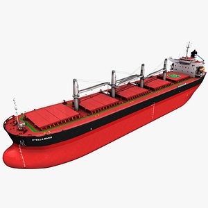 Bulk Freighter Ship Stella Maris model