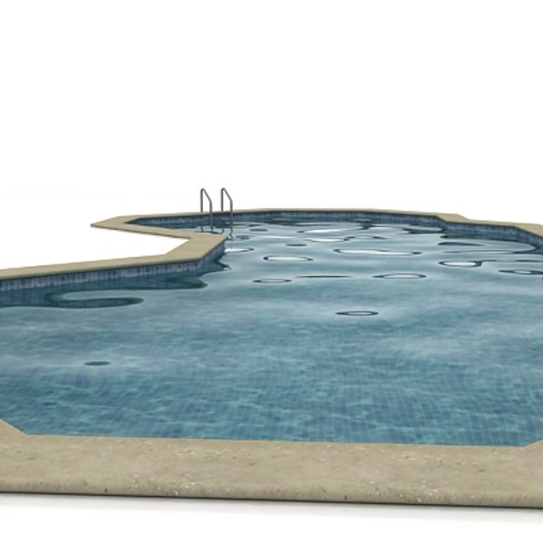 swimming-pool swimming 3d model