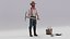 Gold Rush Miner Rigged for Maya