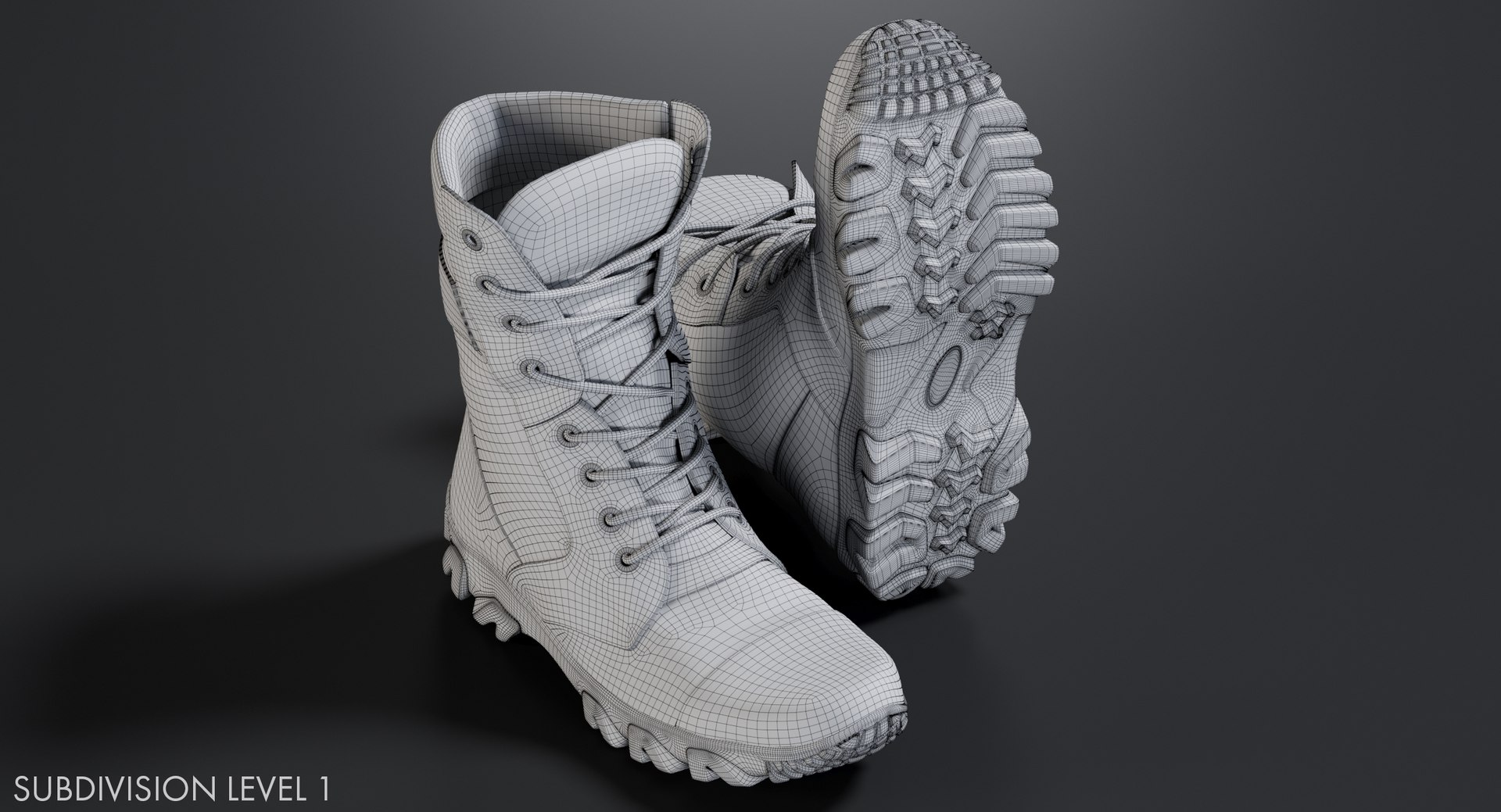 3D realistic military boots green https://p.turbosquid.com/ts-thumb/uV/C37efF/qXJolstx/si_2/jpg/1564816930/1920x1080/fit_q87/fbeb28960c1c7909dab60aea3420607d97b15fb8/si_2.jpg