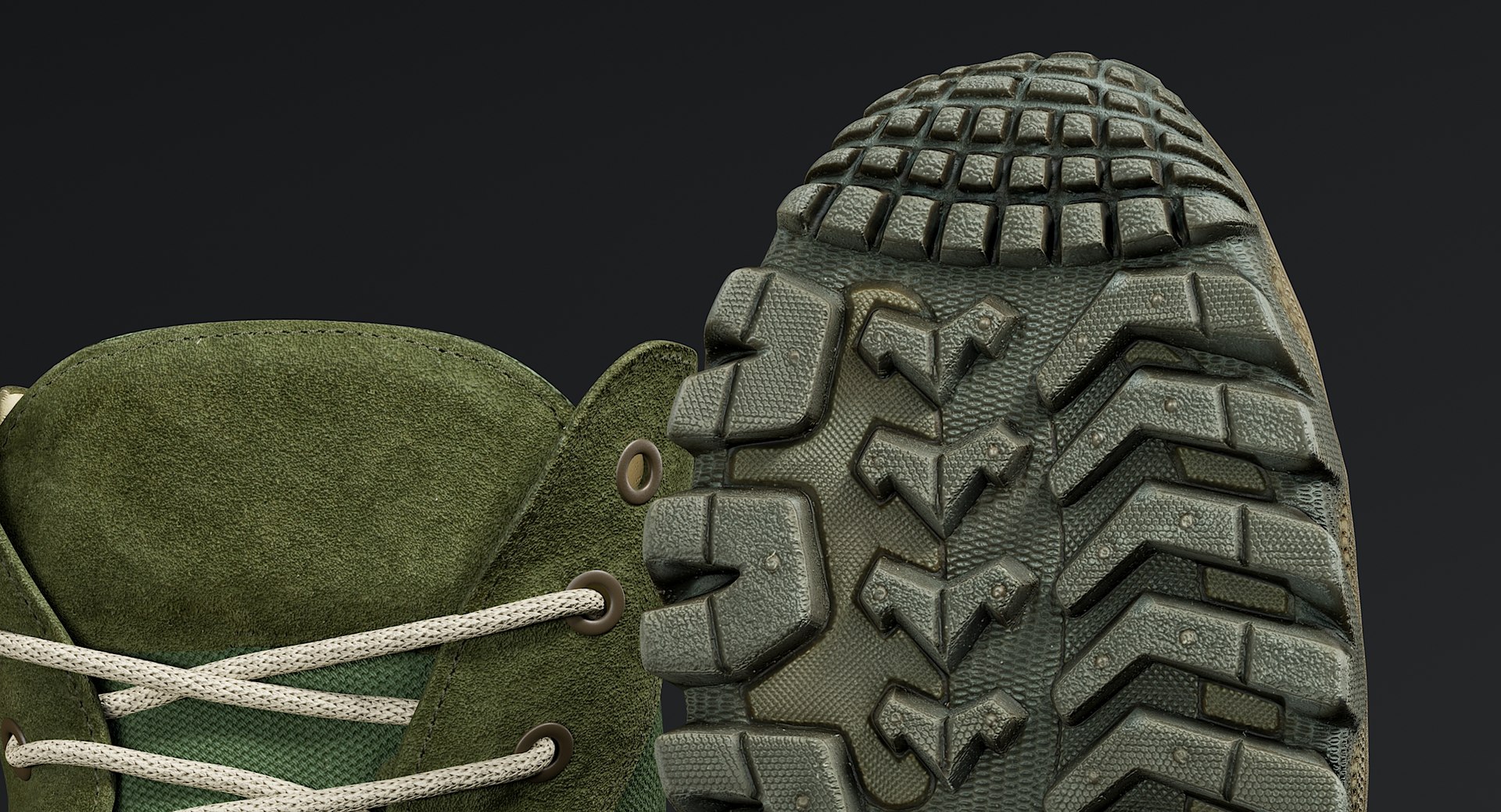 3D realistic military boots green https://p.turbosquid.com/ts-thumb/uV/C37efF/znlSxP7d/_view09/jpg/1564816798/1920x1080/fit_q87/cc403cdd9f376973e6a9ebbb54f9c3a9db83bf4c/_view09.jpg