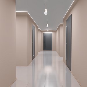 Hallway  05 3D model