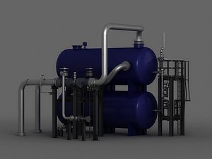 3D chloridizing boilers steam gas