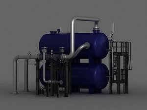 Chloridizing boilers steam gas filtration lines plant facilities