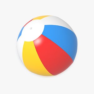 3d model of beach ball