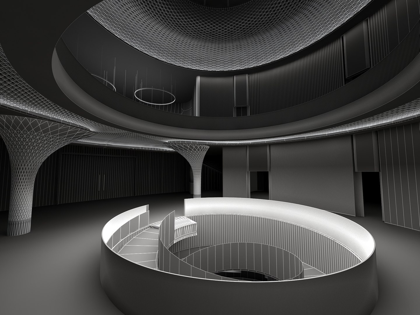 Hall 3D Model - TurboSquid 1900860