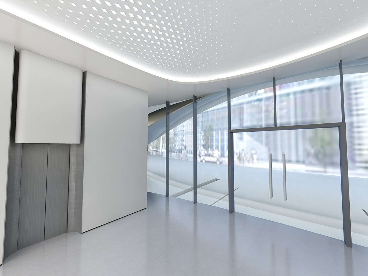 Hall 3D Model - TurboSquid 1900860