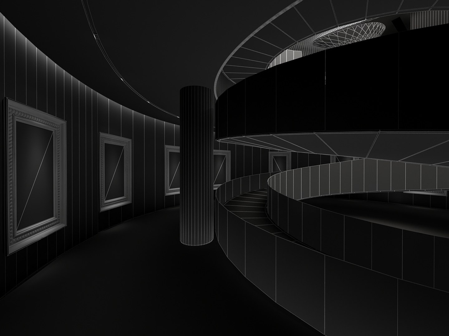 Hall 3D Model - TurboSquid 1900860