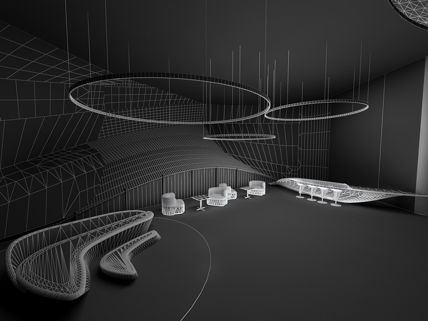 Hall 3D Model - TurboSquid 1900860