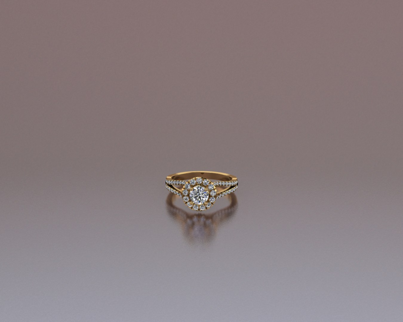 Engagement gold model - TurboSquid 1355249