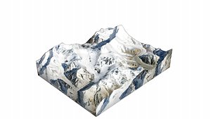 Trivor Mountain 3D model
