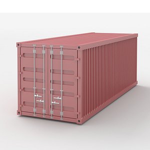 3D shiping container model