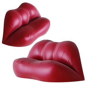 dalilips sofa 3D model