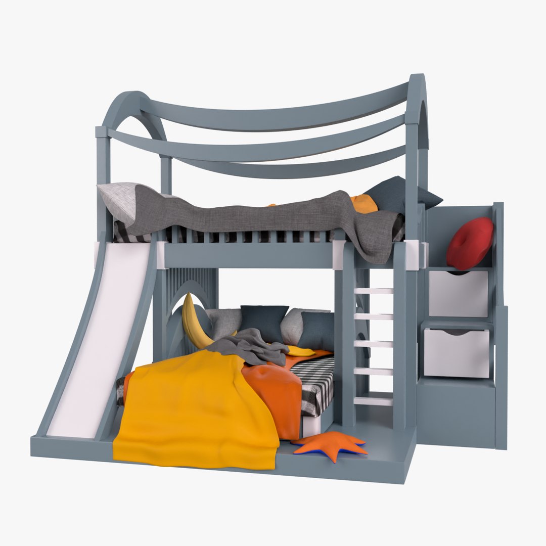 Bunker Bed 3D model - TurboSquid 2084618