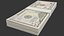 Stos pięćdziesięciodolarowych banknotów V1