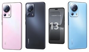 Xiaomi 13 Lite All Colors Low Poly 3D