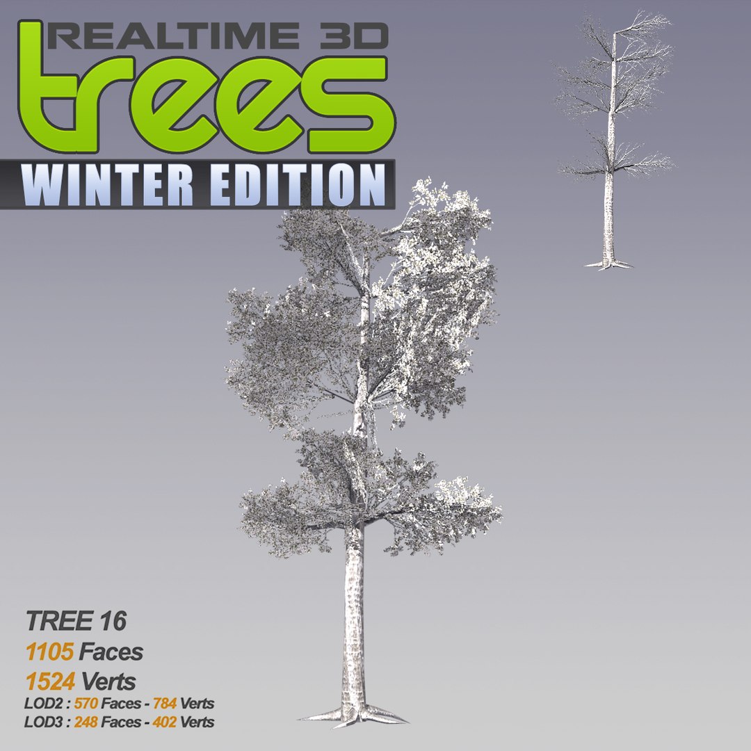 Realtime Trees V2 - 3d 3ds