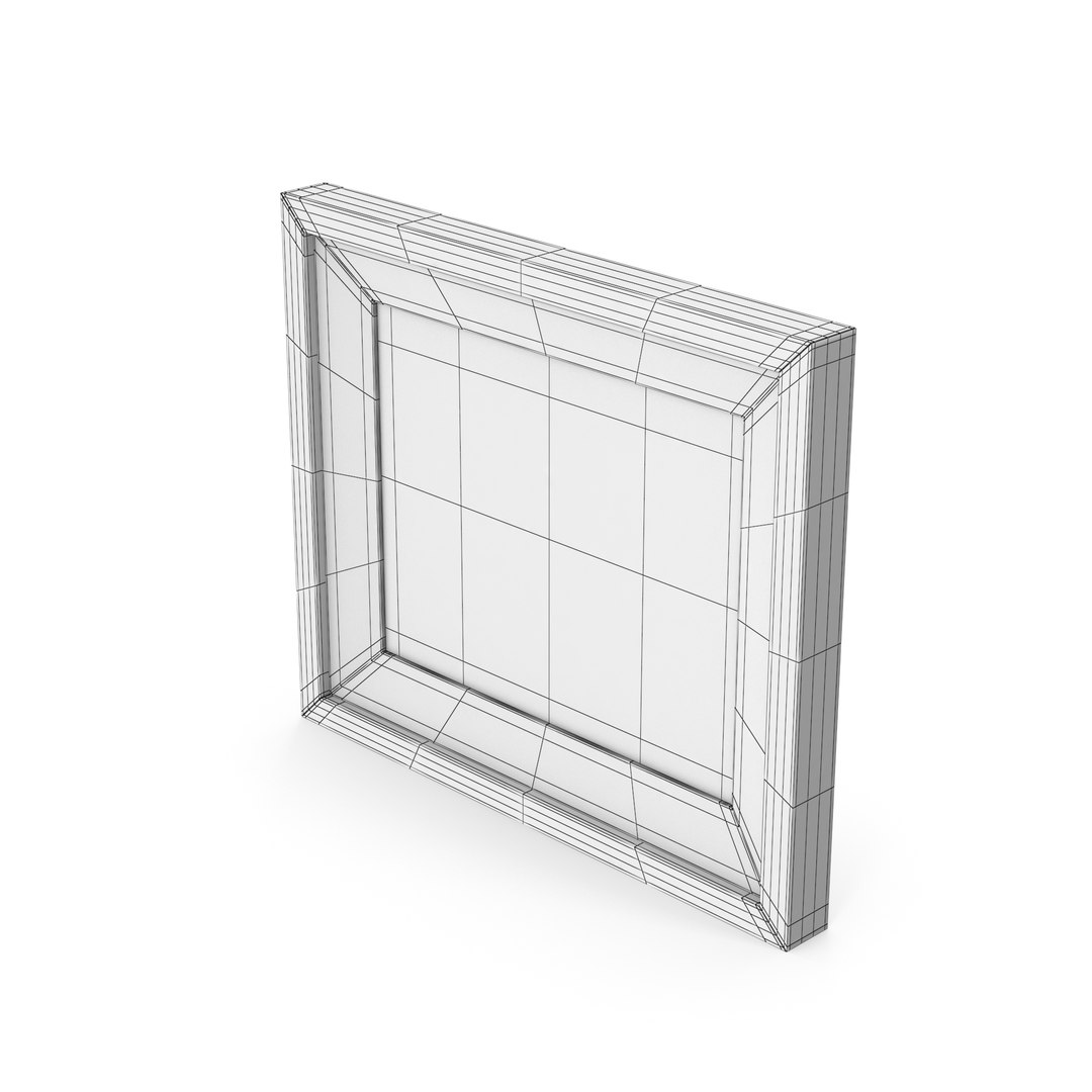 Black Picture Frame Model - TurboSquid 2091936