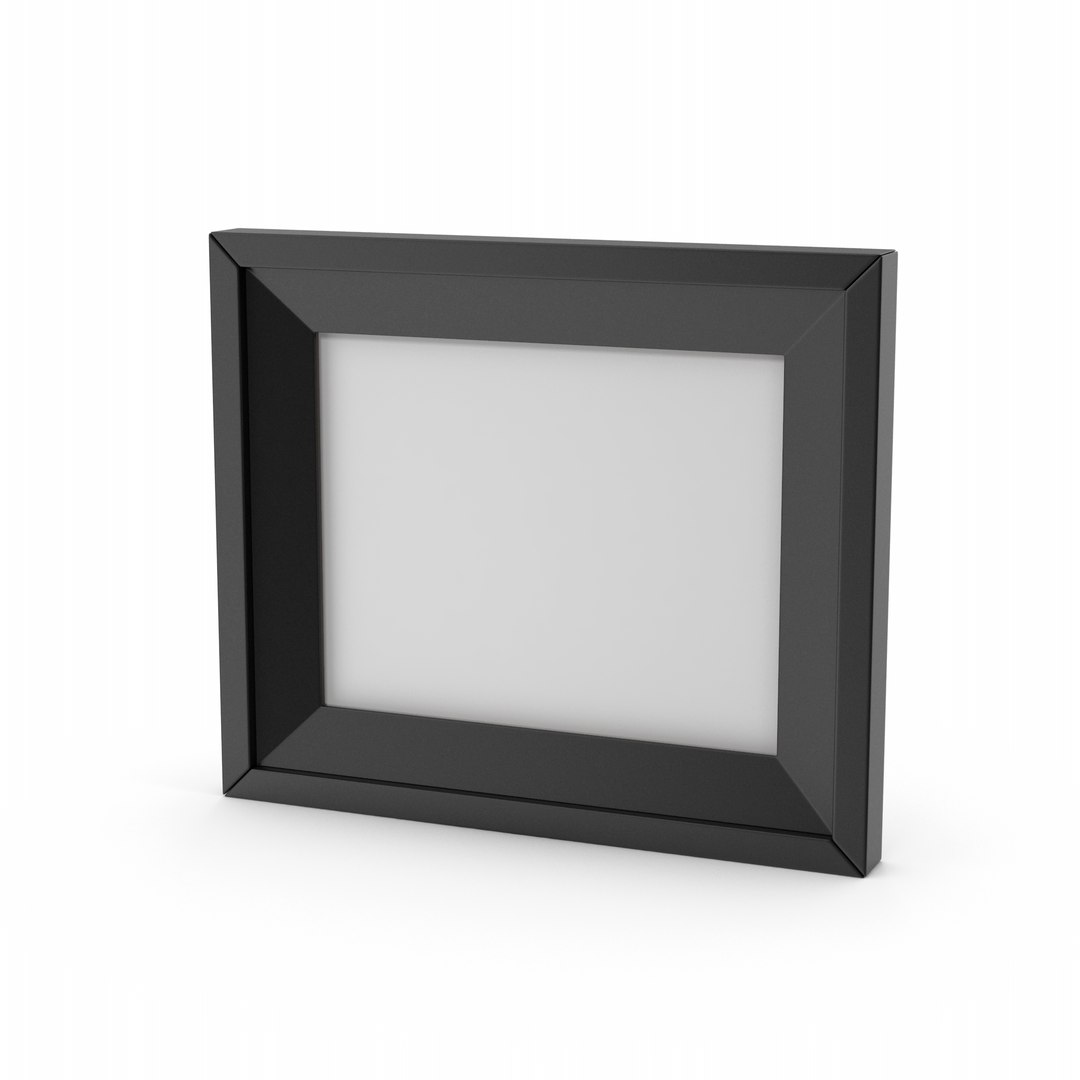 Black Picture Frame Model - TurboSquid 2091936